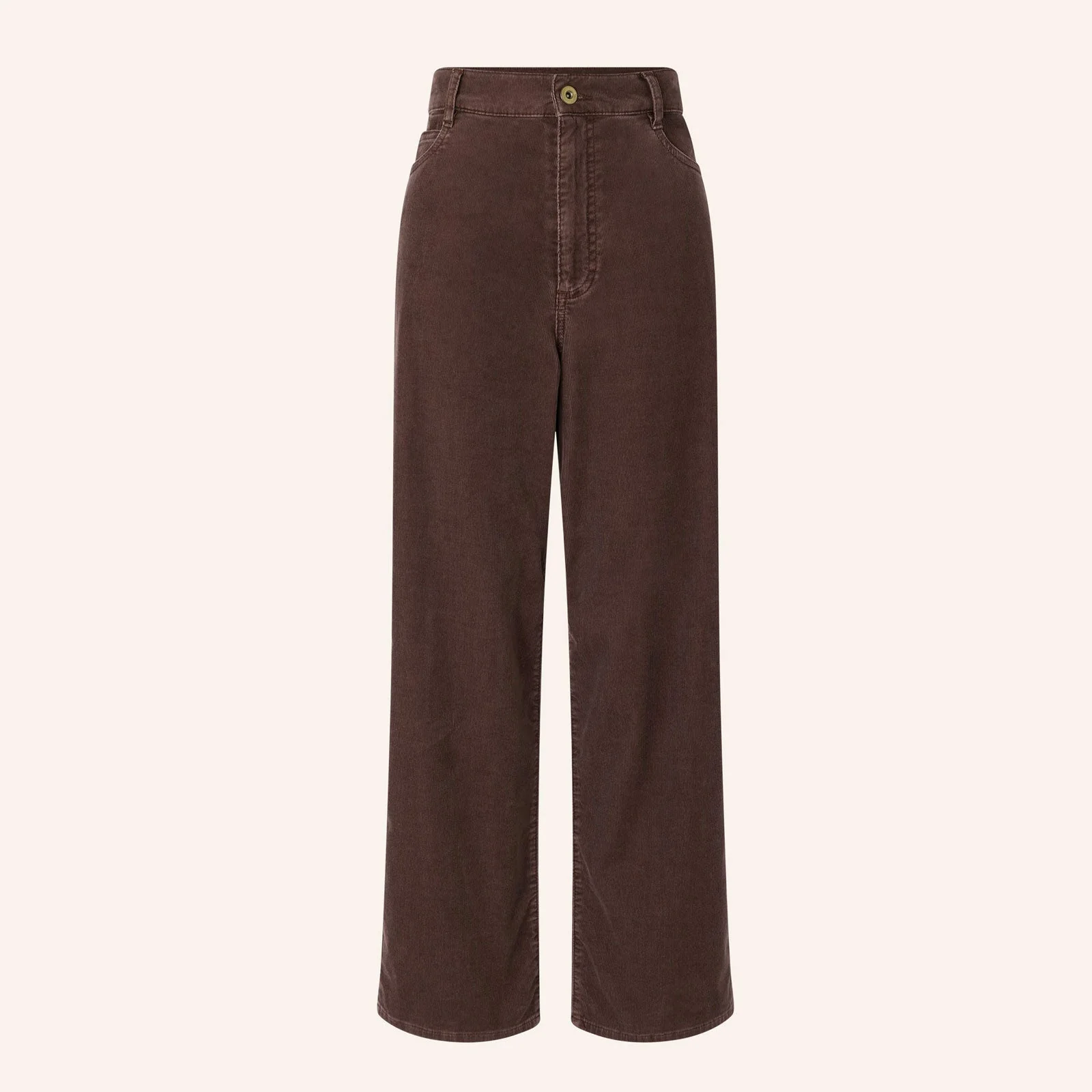 Velvet Cruise Cord Trousers coffea - Image 7