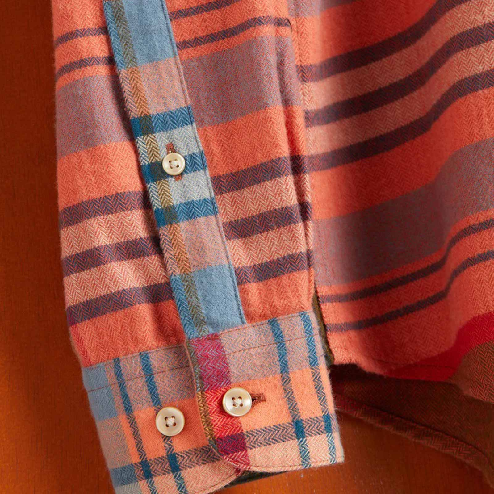 Verso Flannel Shirt multi/brown - Image 3