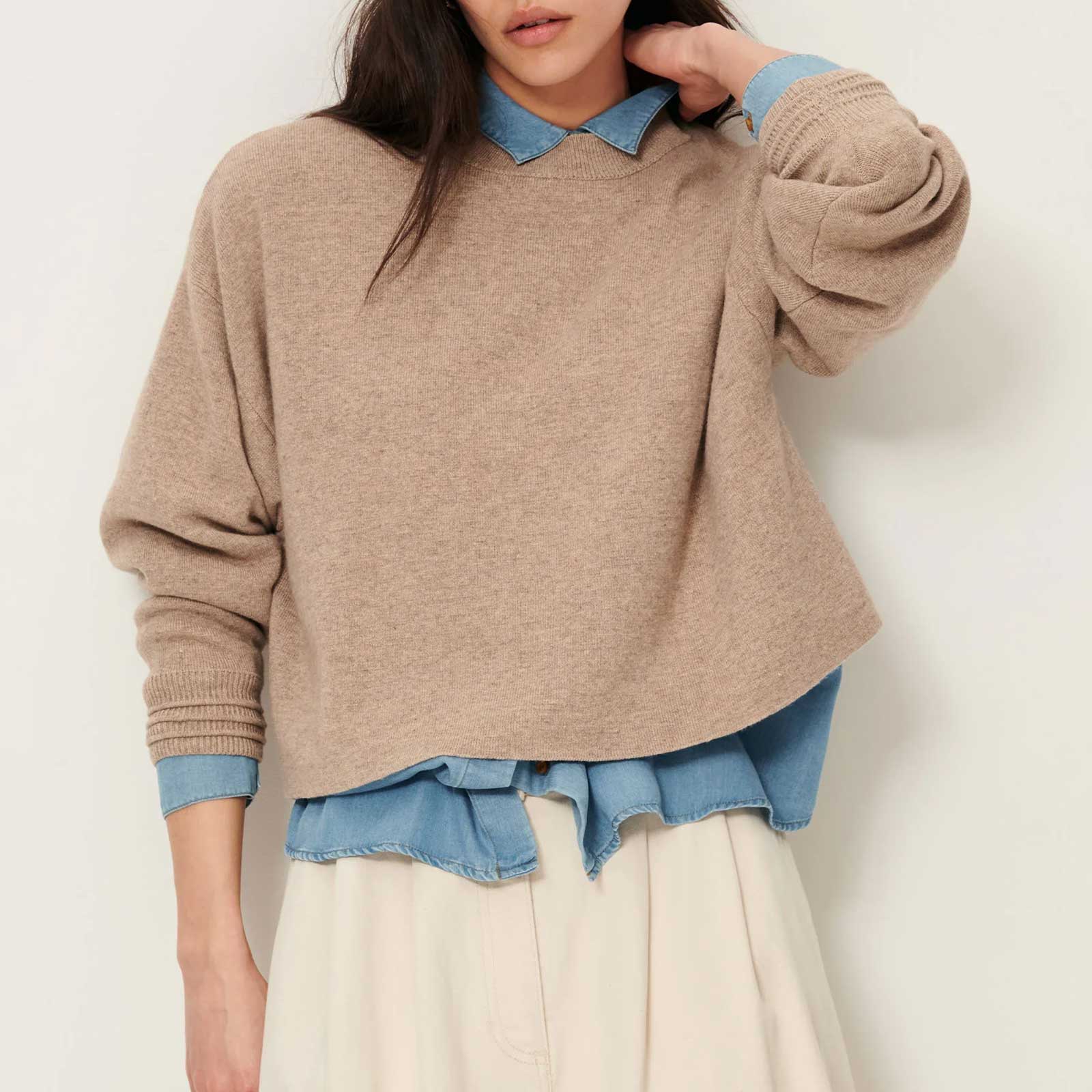 Vizzanova High Neck Jumper fossil - Image 3