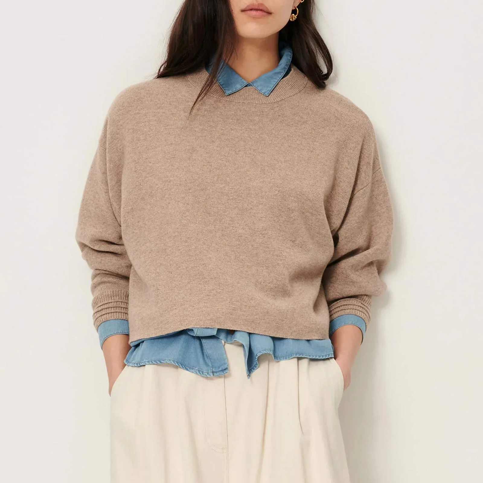 Vizzanova High Neck Jumper fossil - Image 5