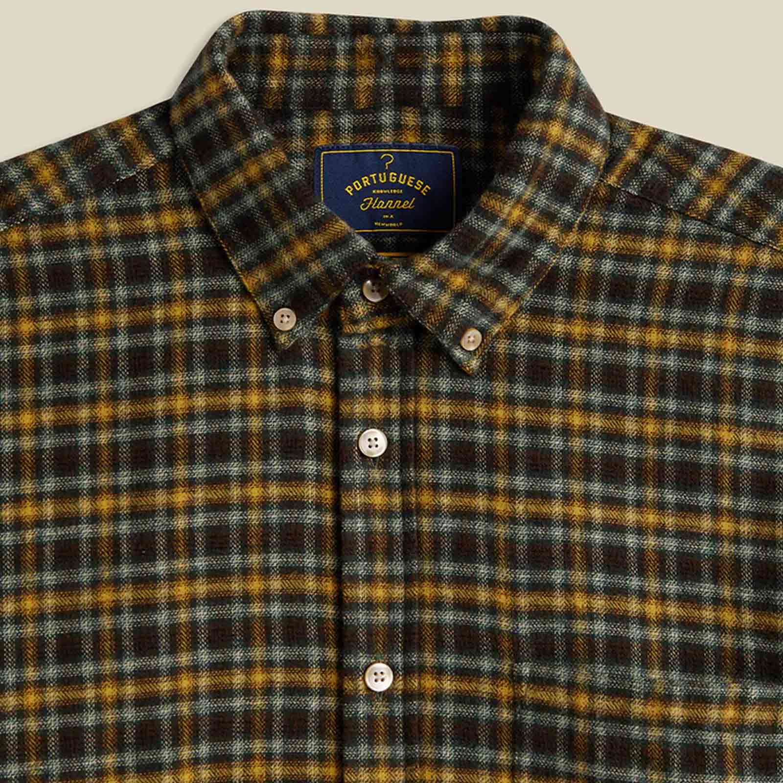 Vouga Plaid Flannel Shirt green - Image 2