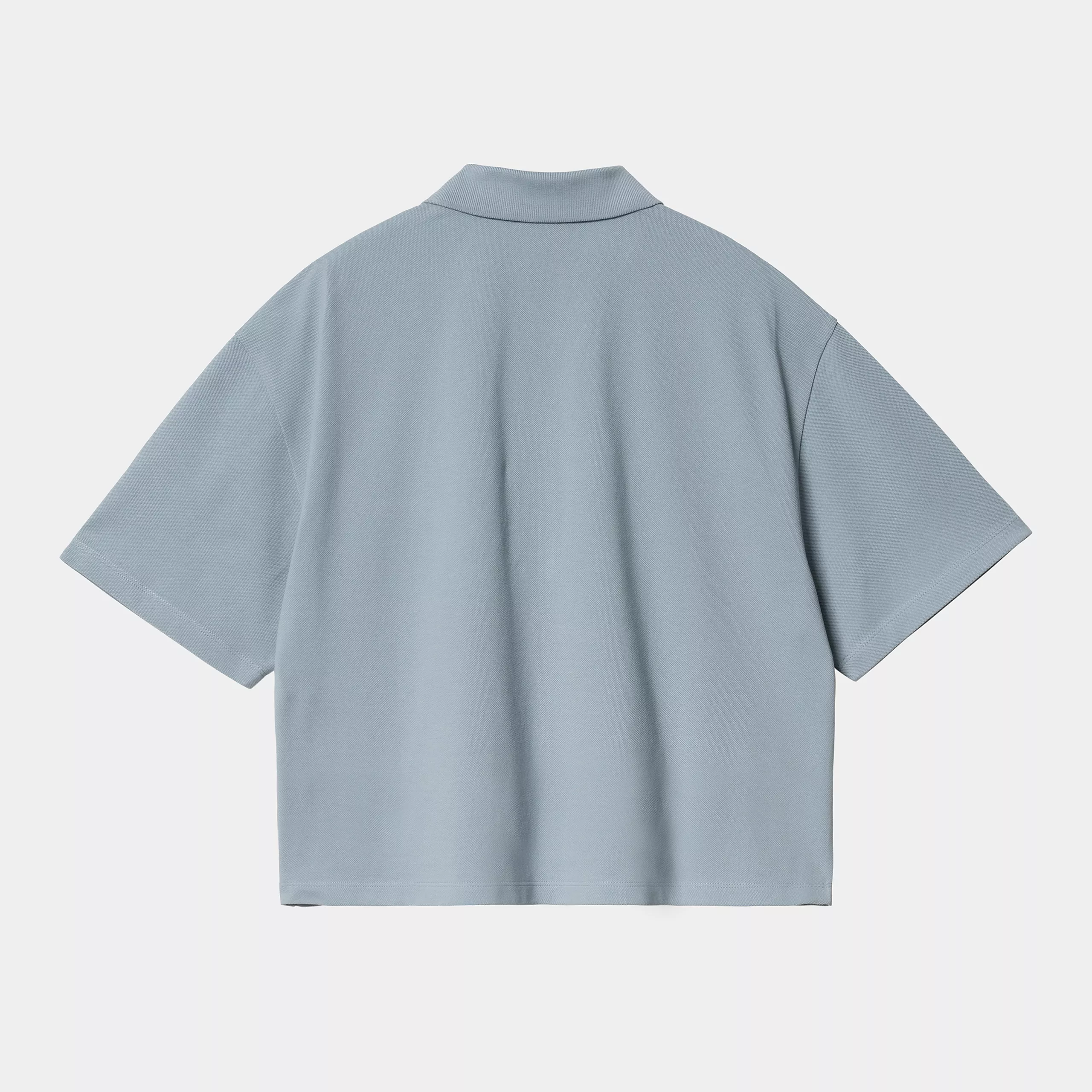 W' S/S Carhartt Script Polo frosted blue - Image 2