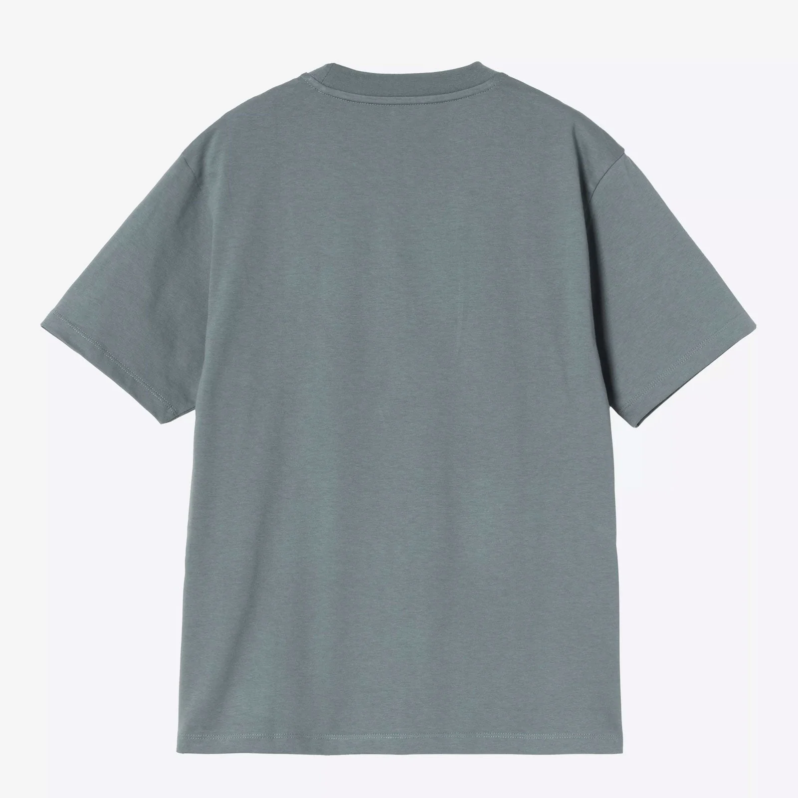 W' S/S Pocket Heart T-Shirt cozy blue/red - Image 2
