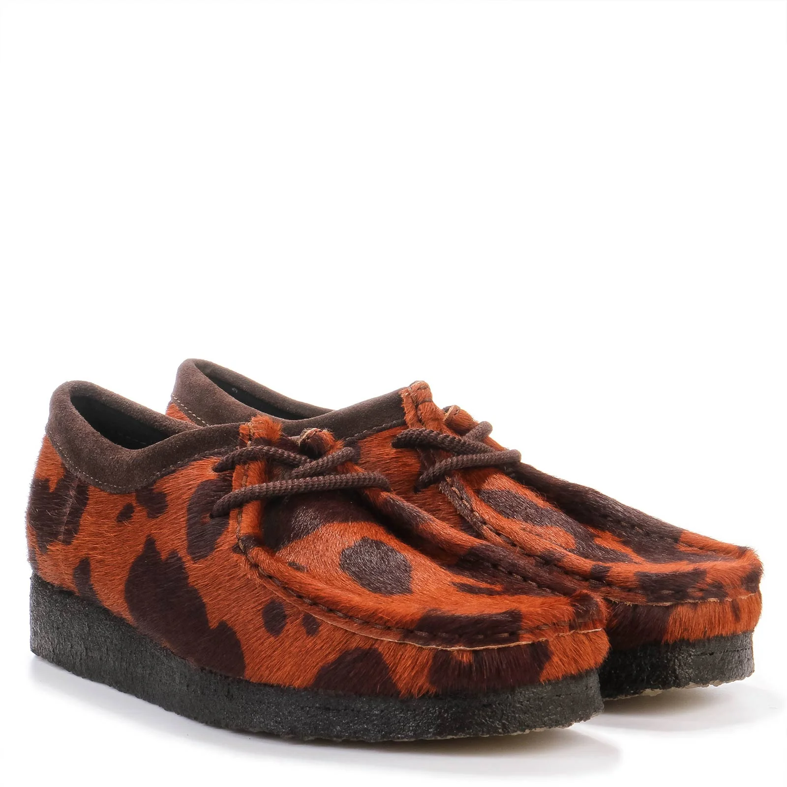 Wallabee W brown cow print - Image 2