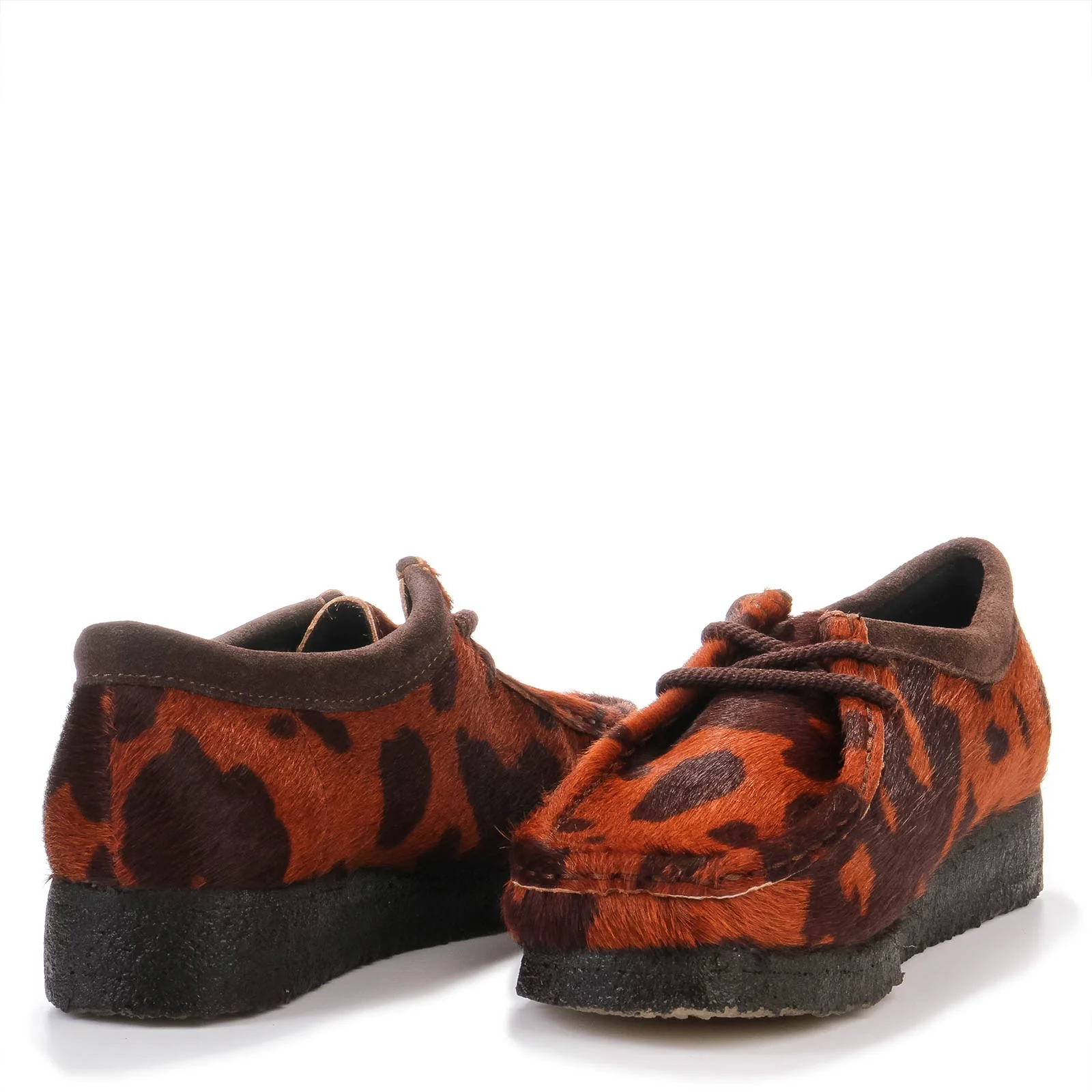 Wallabee W brown cow print - Image 3