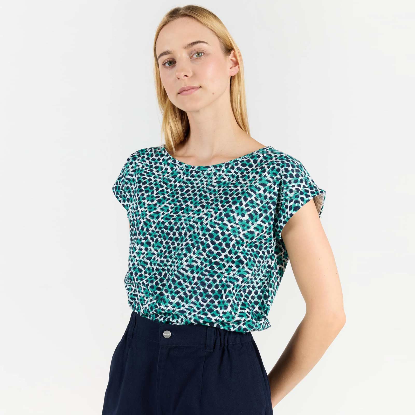WeAmbre Top navy blue-atlantic green