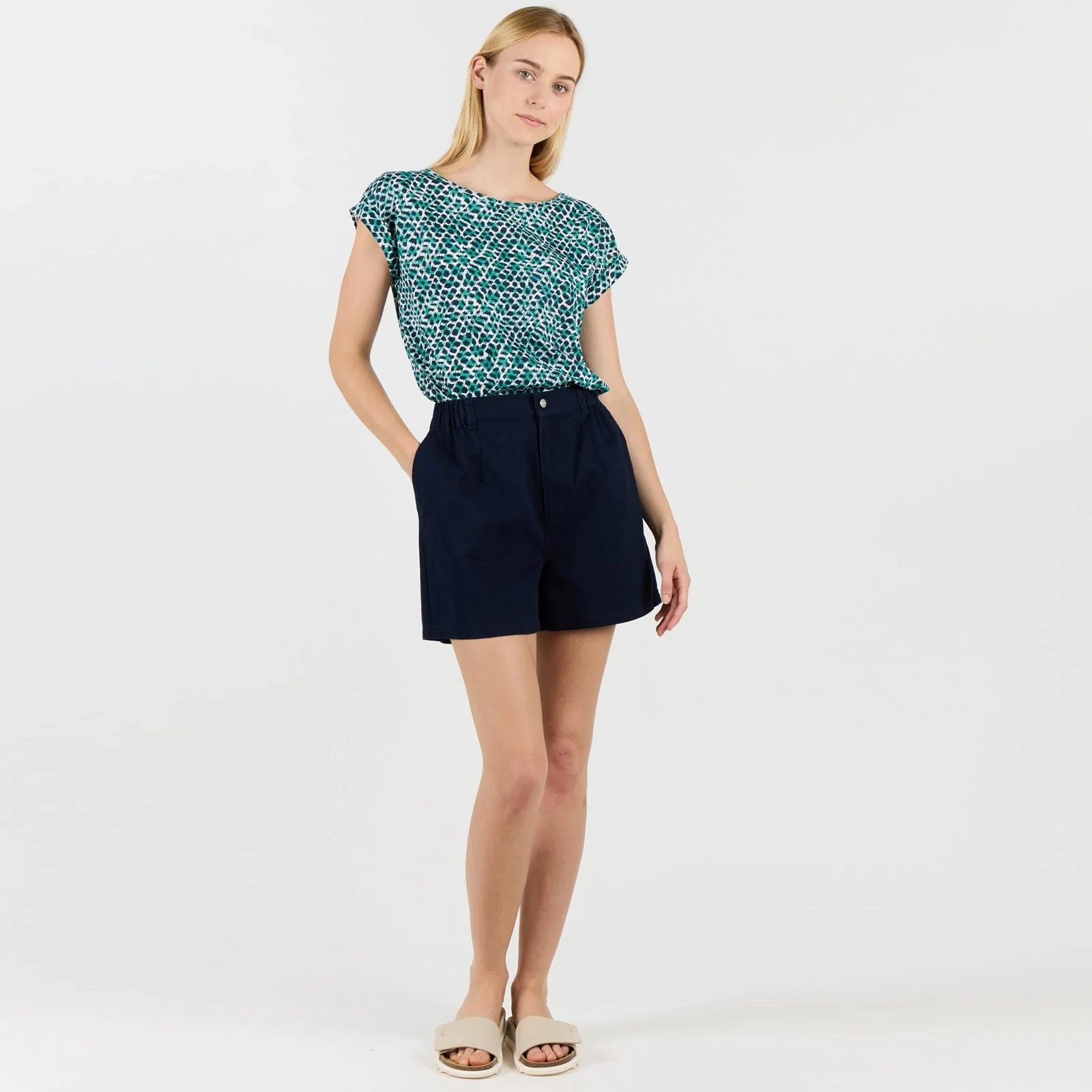 WeAmbre Top navy blue-atlantic green - Image 3