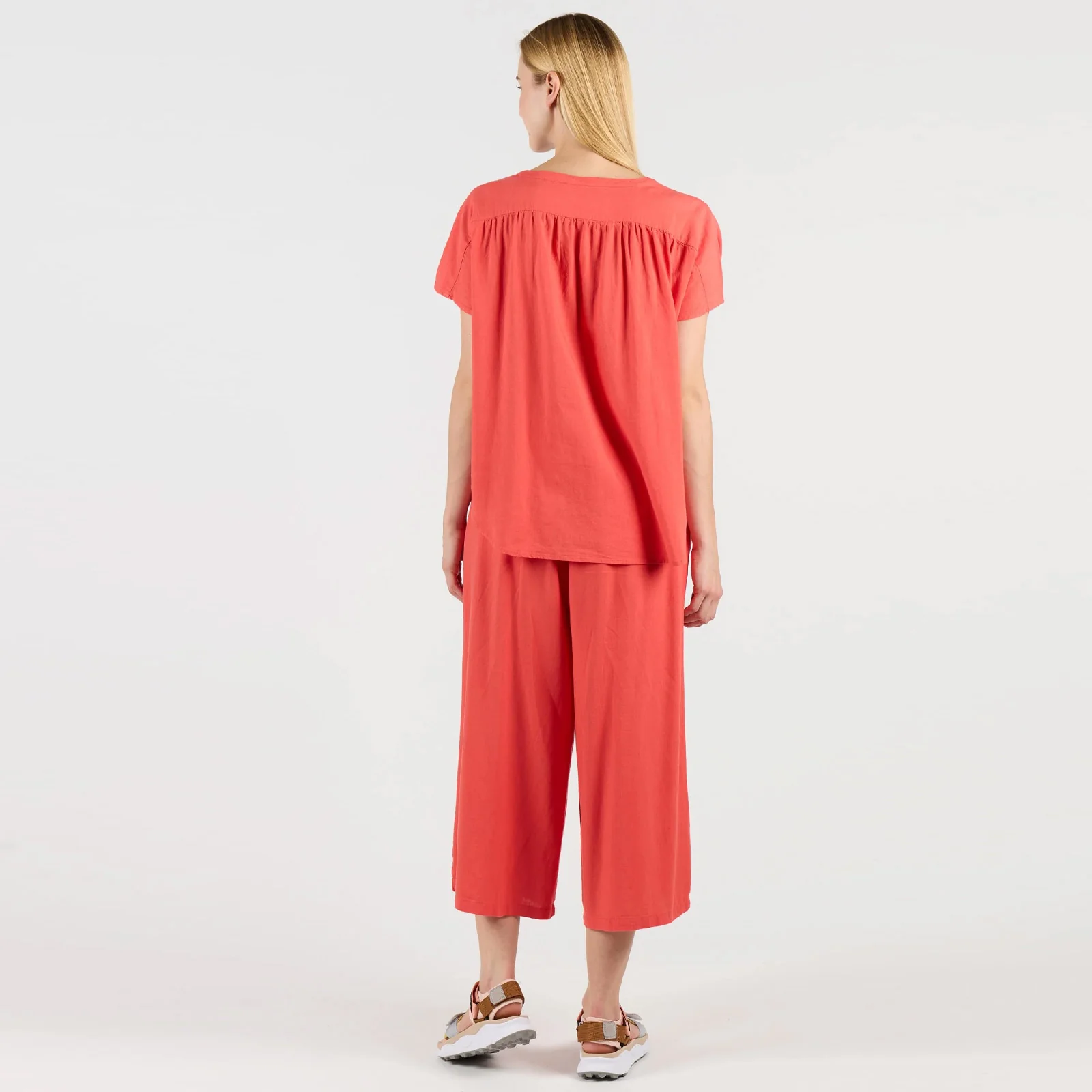 WeBea Linen Shirt coral - Image 2