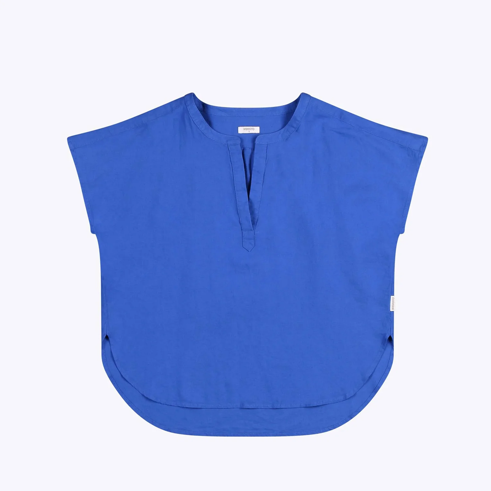 WeBea Linen Shirt royal blue - Image 5