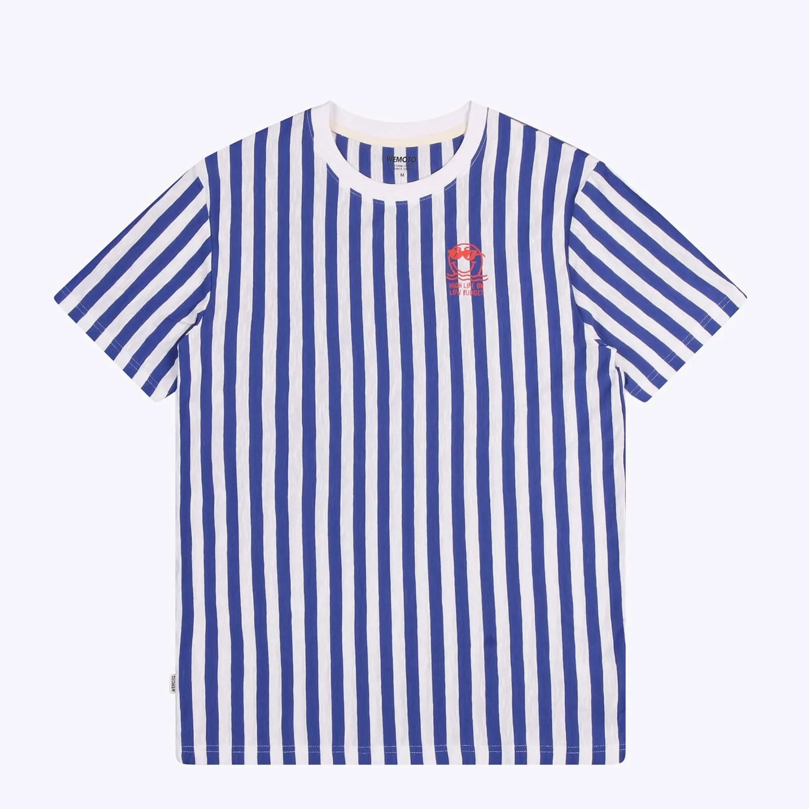 WeBudget Tee white-royal blue - Image 4
