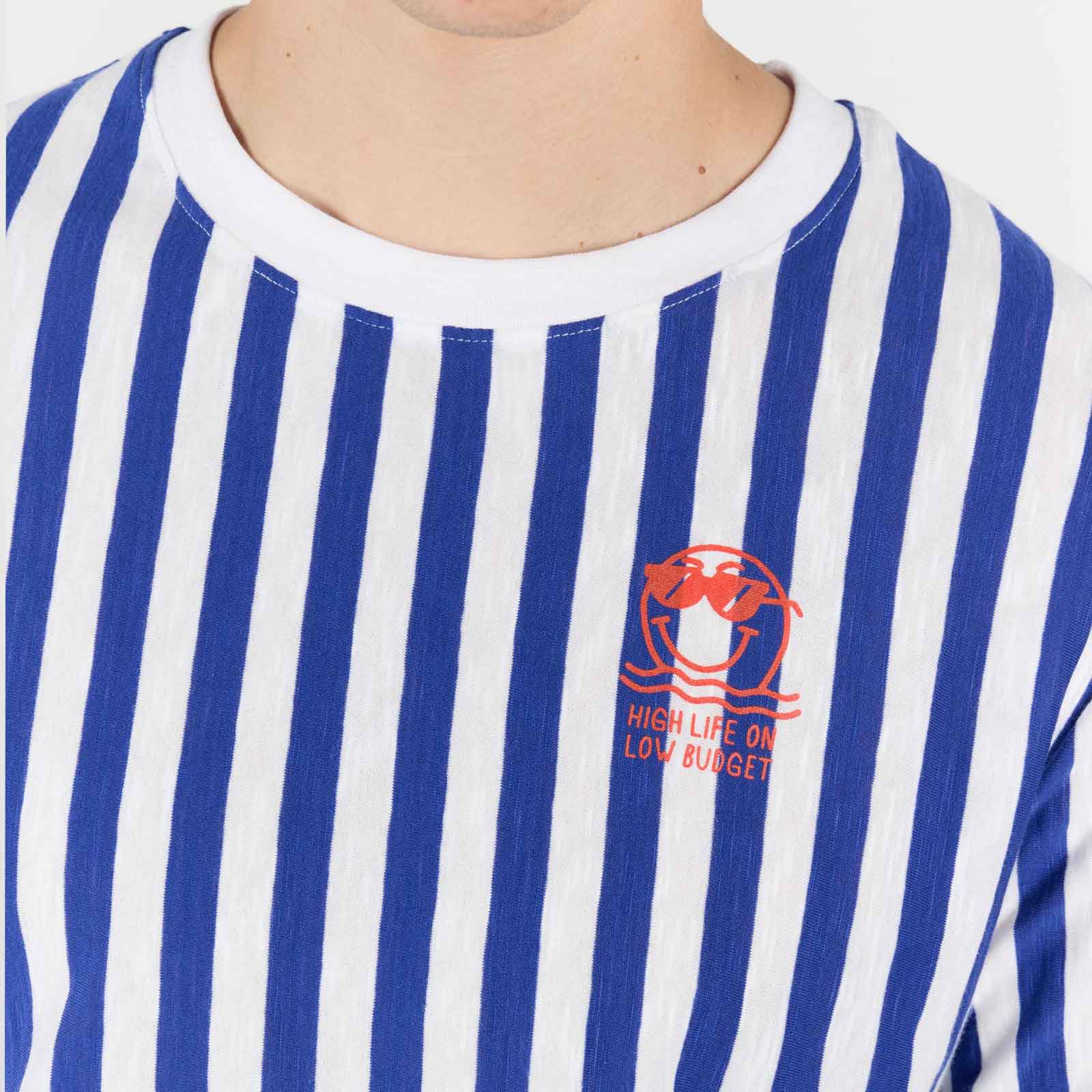 WeBudget Tee white-royal blue - Image 5