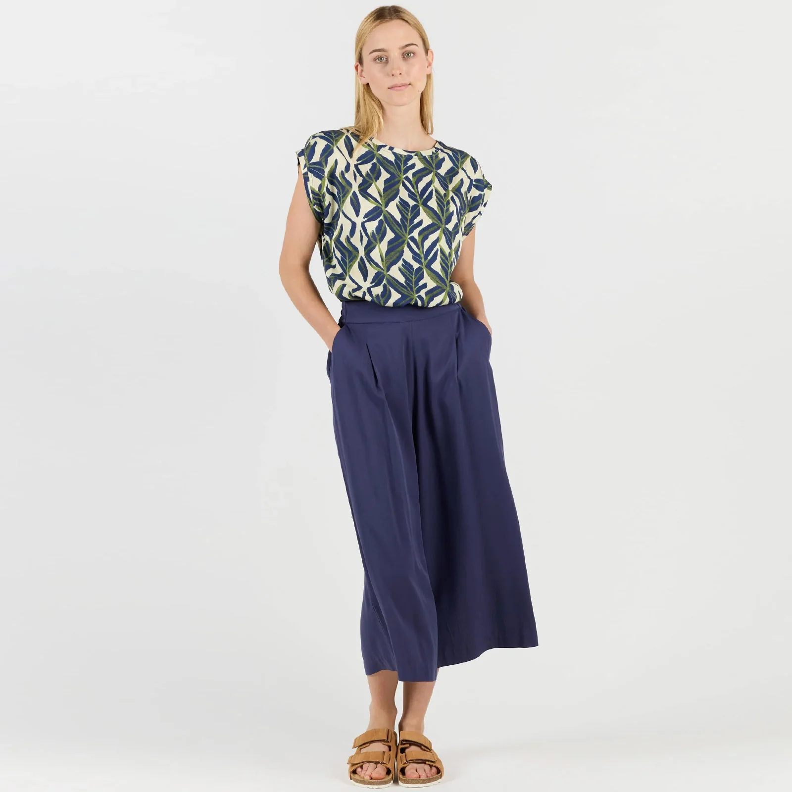 WeLucia Top navy blue-green - Image 3