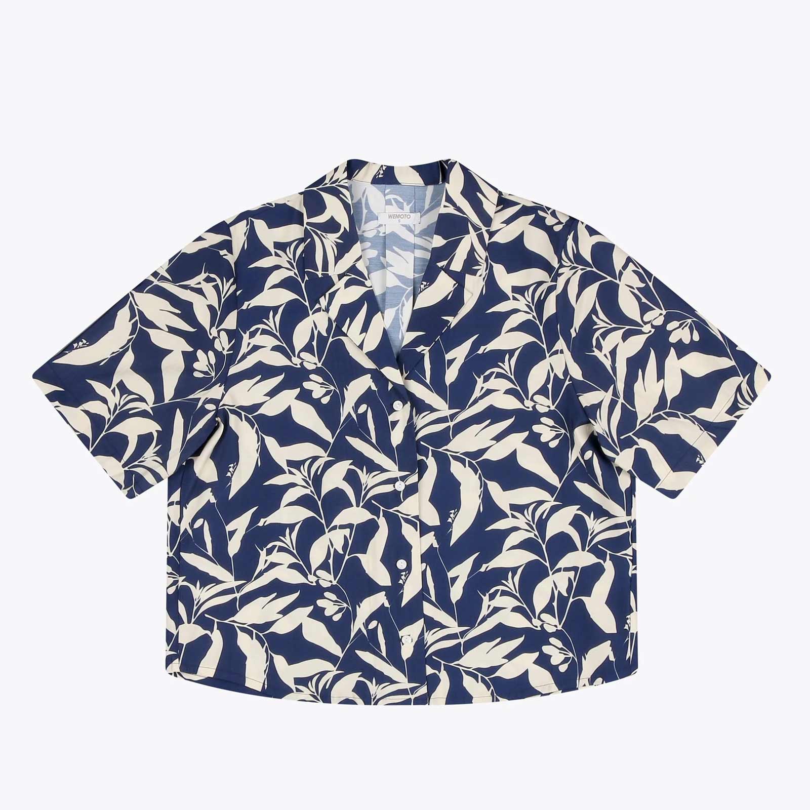 WeMinou Shirt navy blue/beige