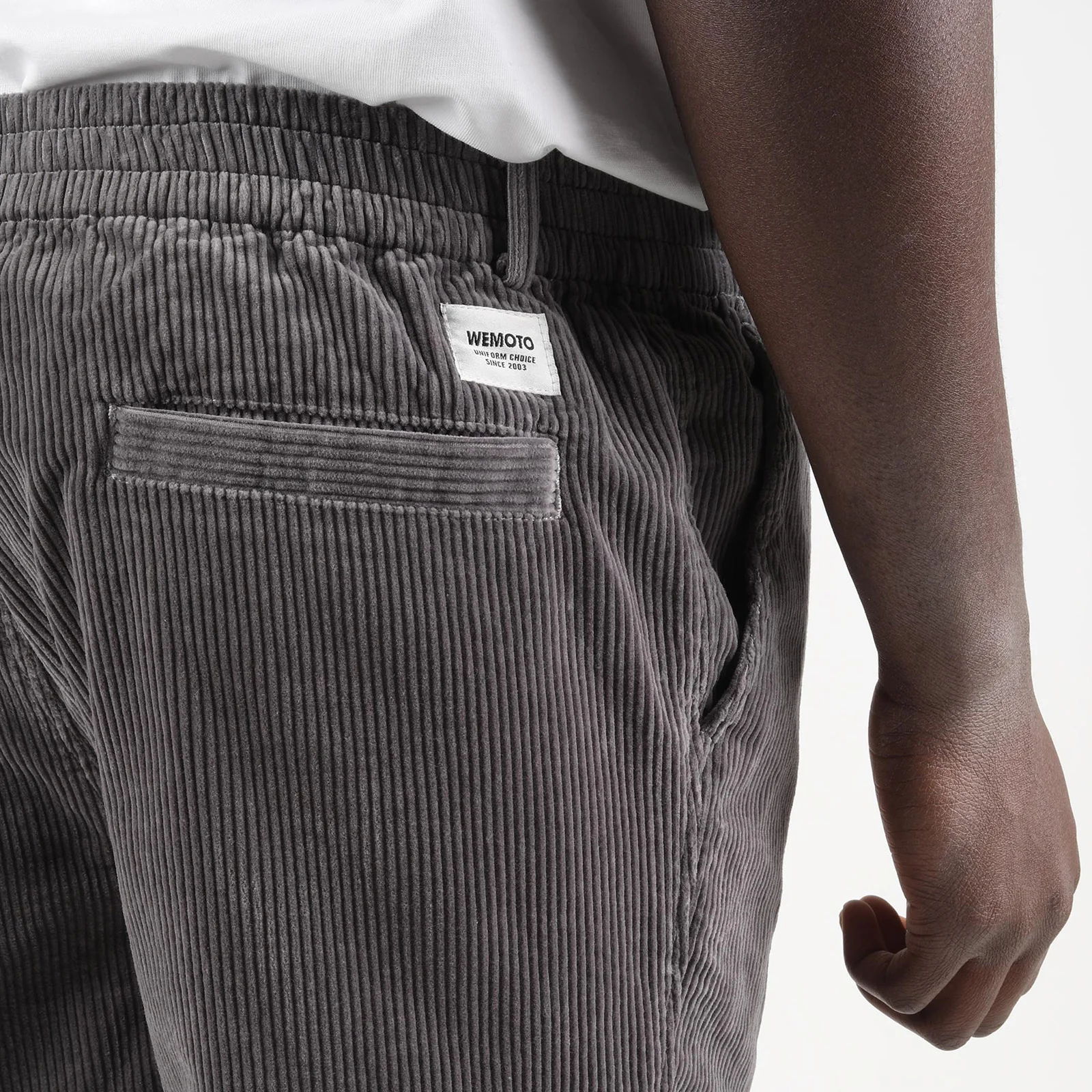 WeNeal Cord Pants charcoal - Image 4