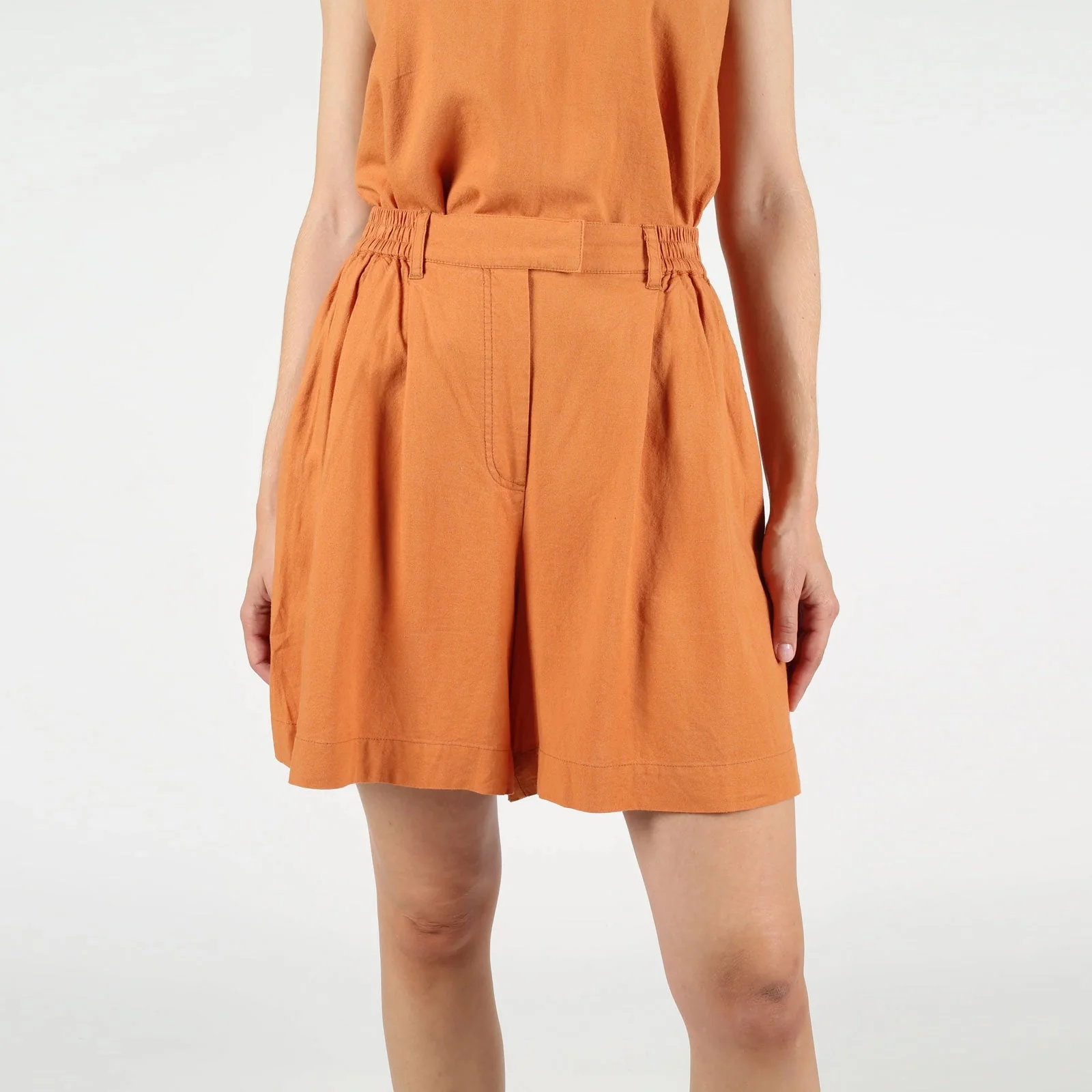 WeOdile Linen Shorts terracotta - Image 3
