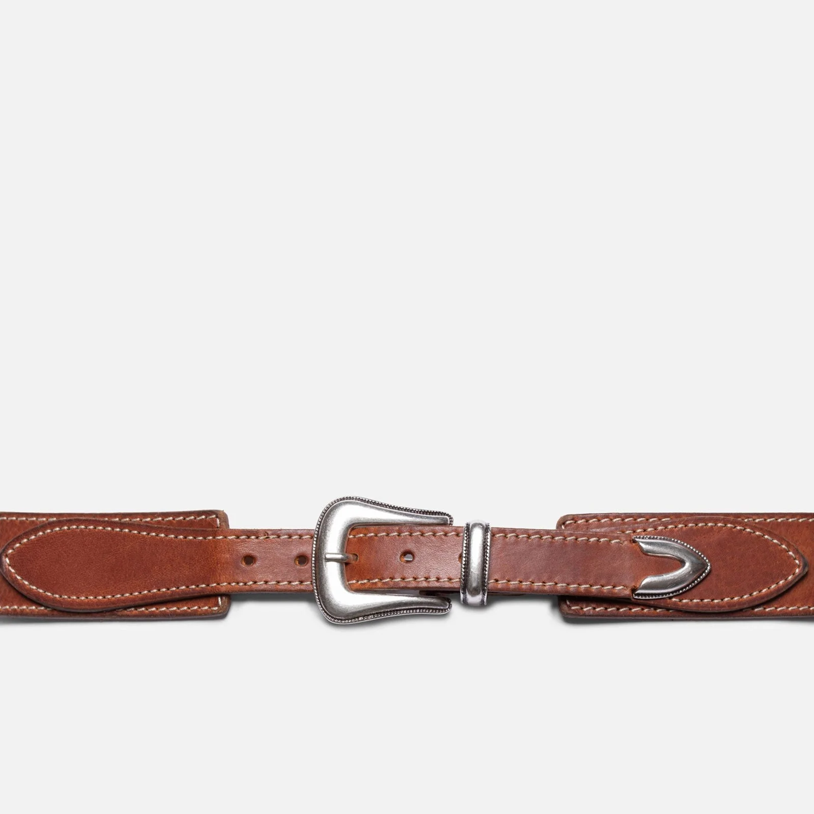 Western Ranch Suede Belt toffee brown - Image 3