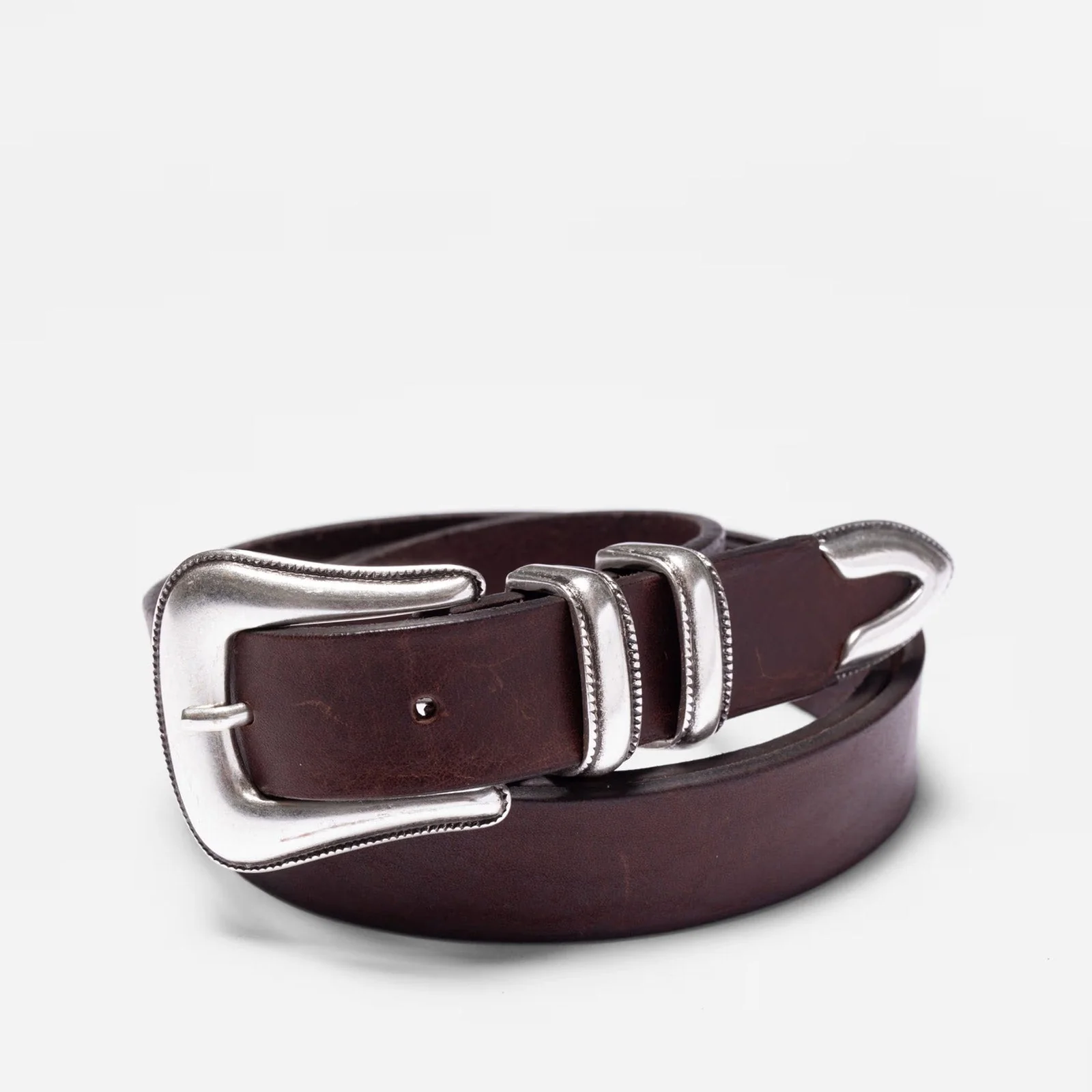 Western Silver Belt dark brown