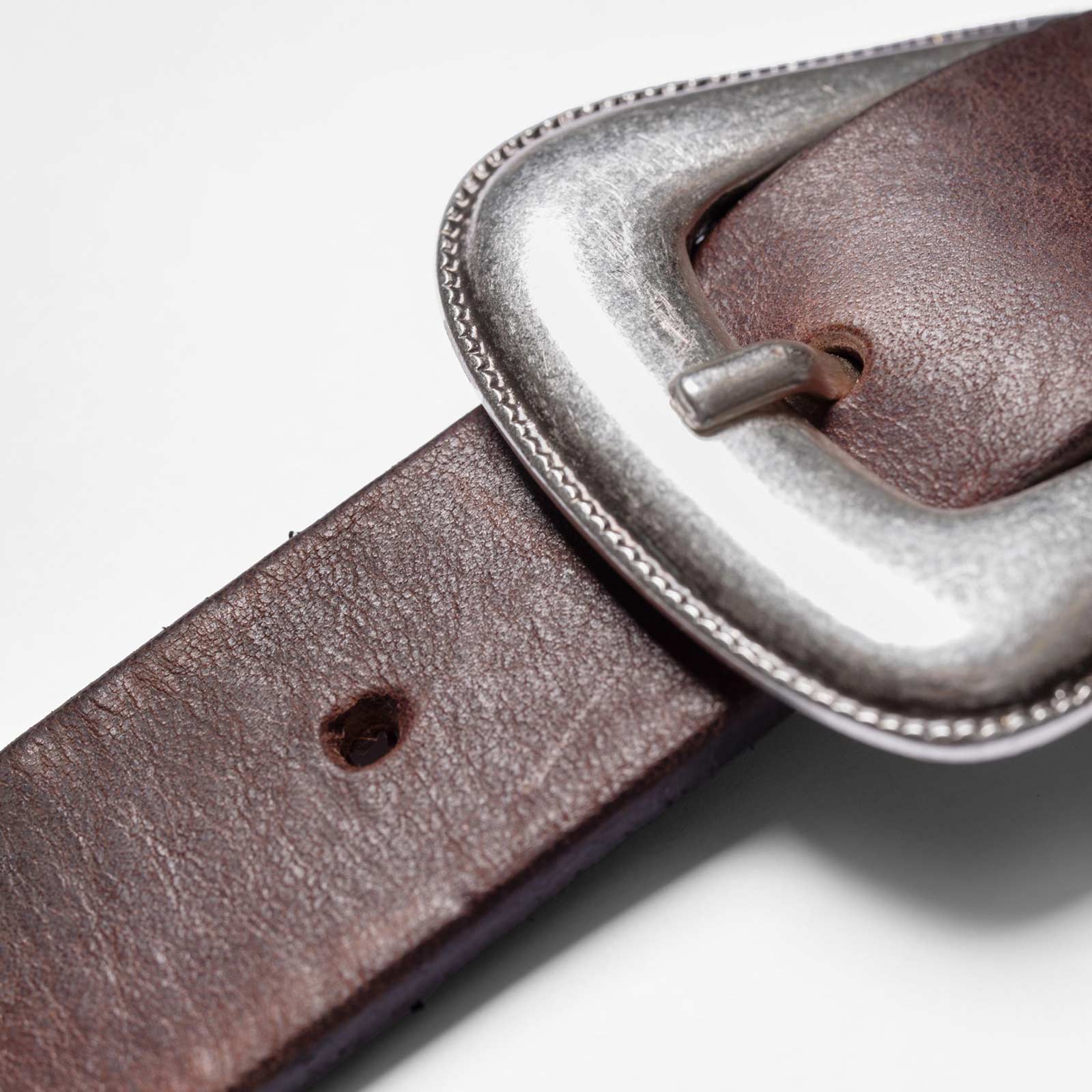 Western Silver Belt dark brown - Image 4