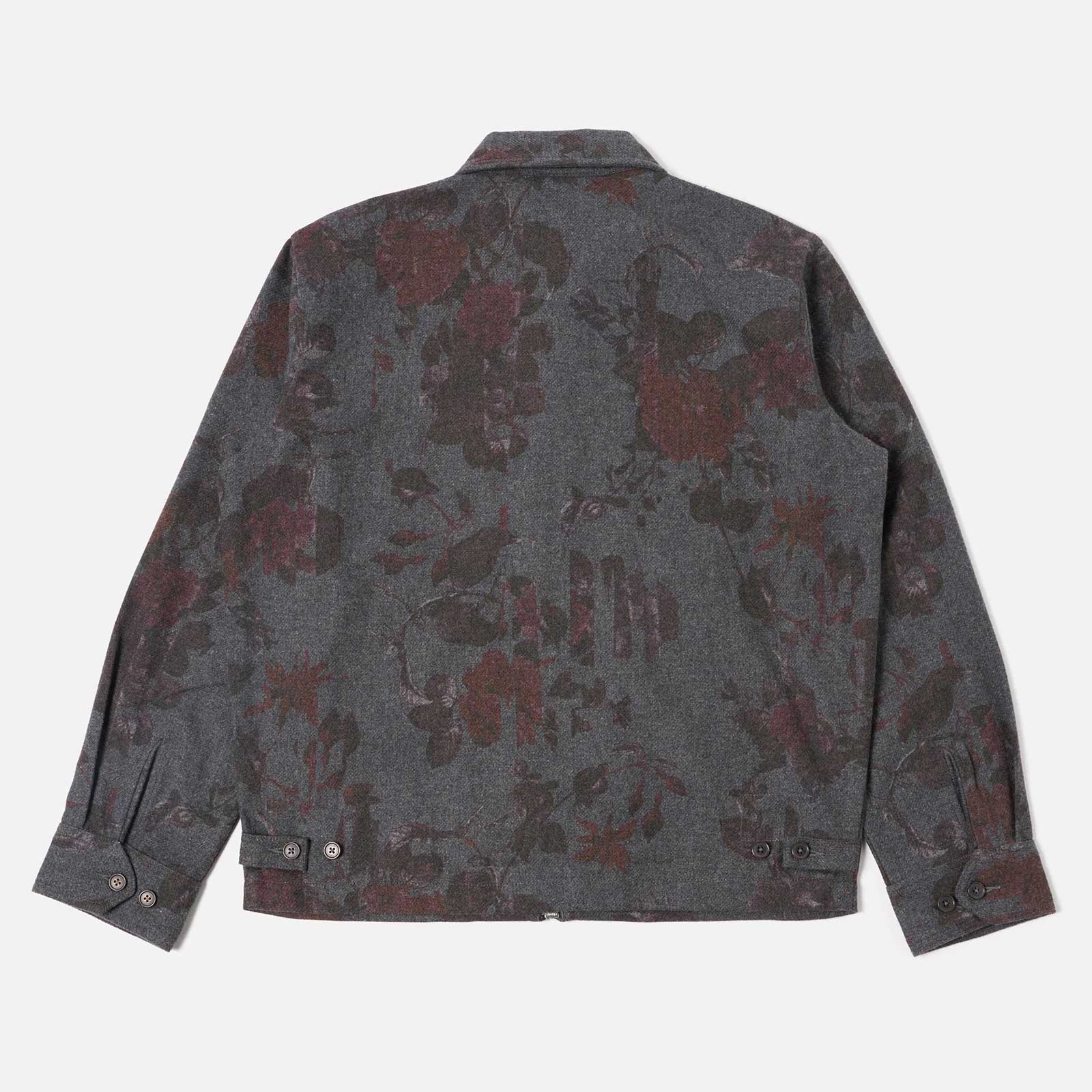 Windcheater Printed Flannel mid grey - Image 2