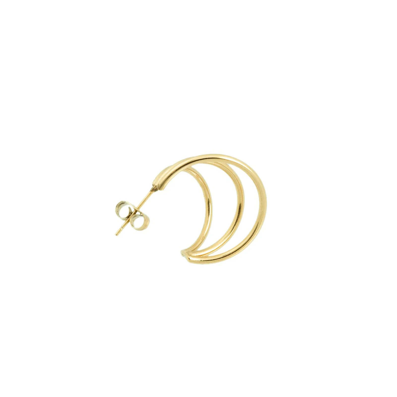 Wire Earrings gold - Image 4