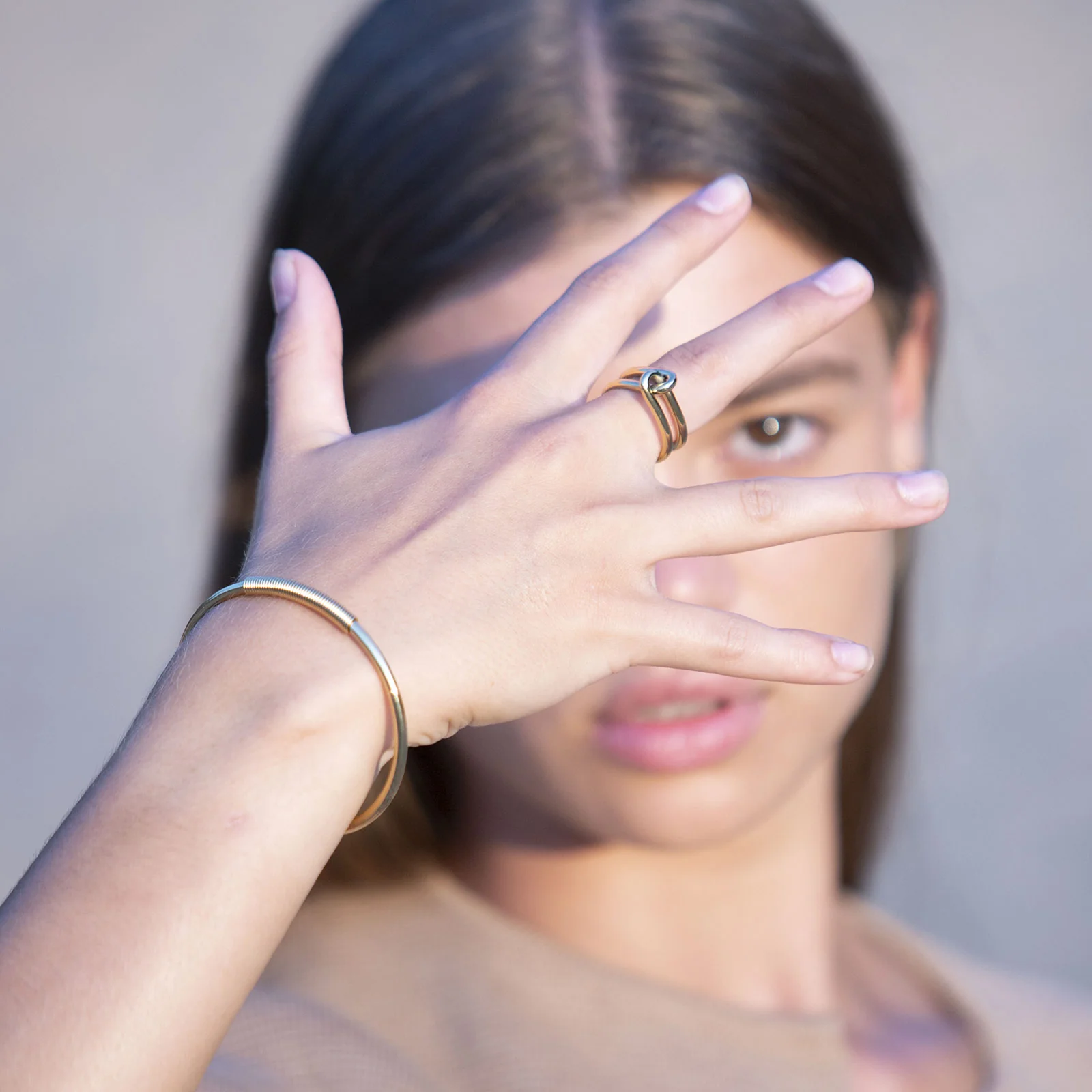 Wire Ring gold - Image 3