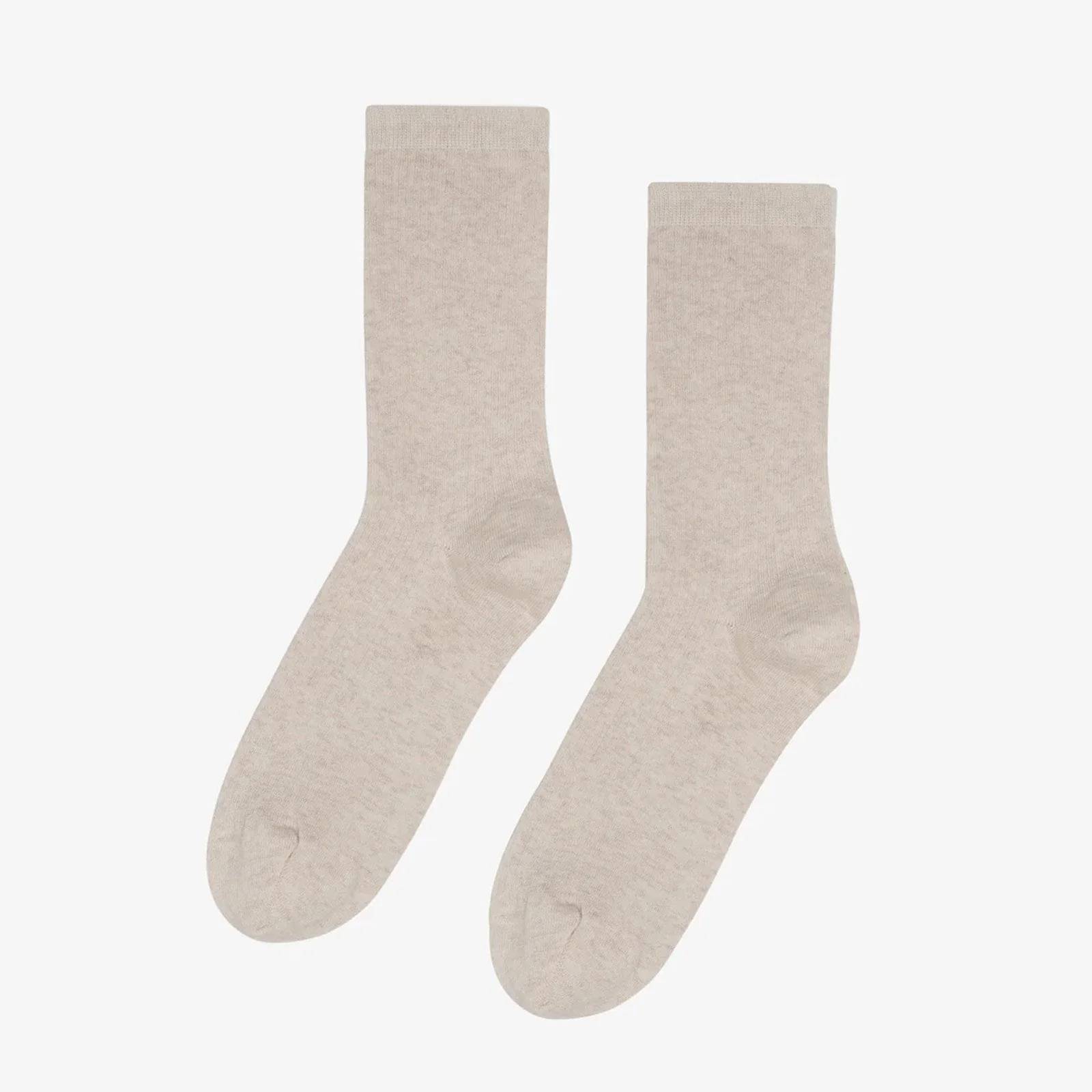 Men Classic Organic Socks ivory white