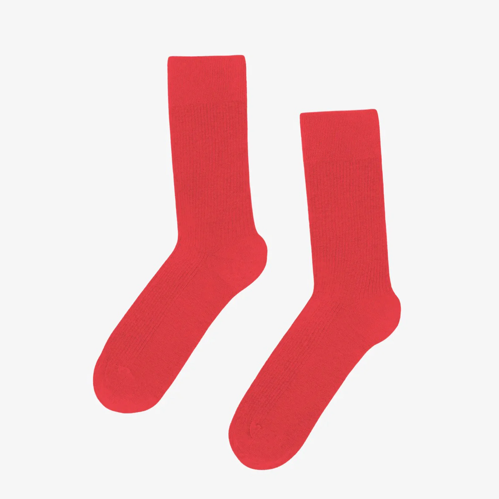Women Classic Organic Socks red tangerine
