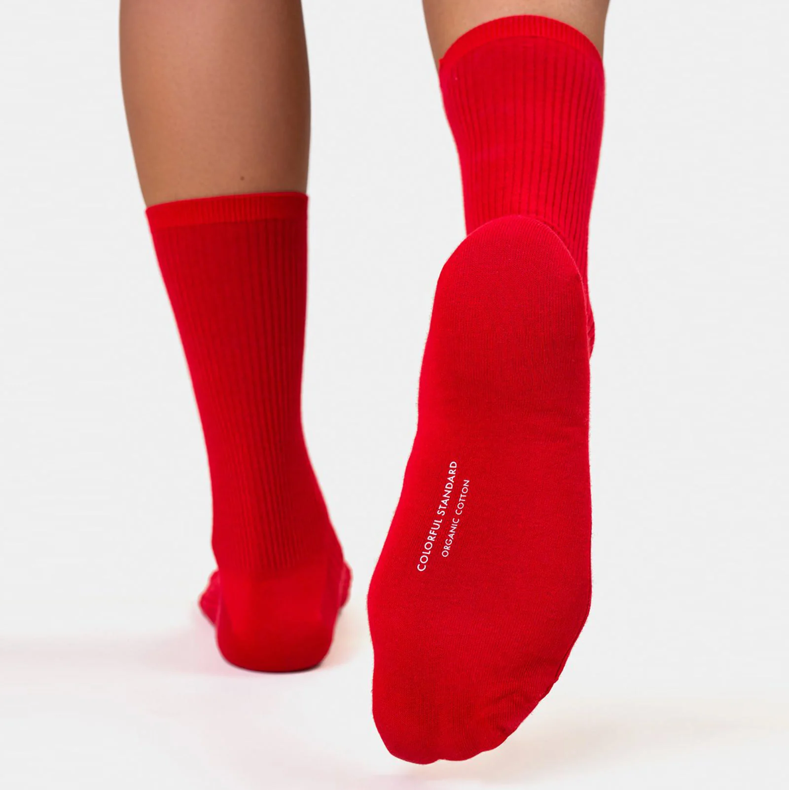 Women Classic Organic Socks scarlet red - Image 2