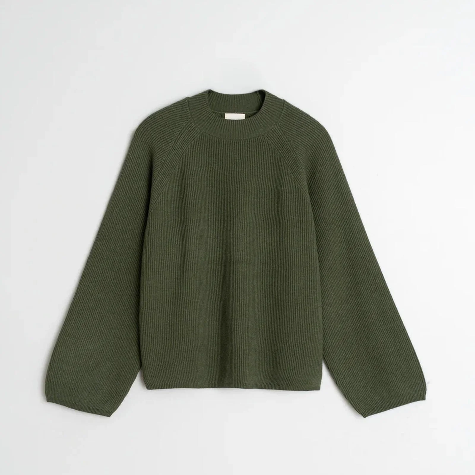 Wool Knit Jumper khaki - Image 5