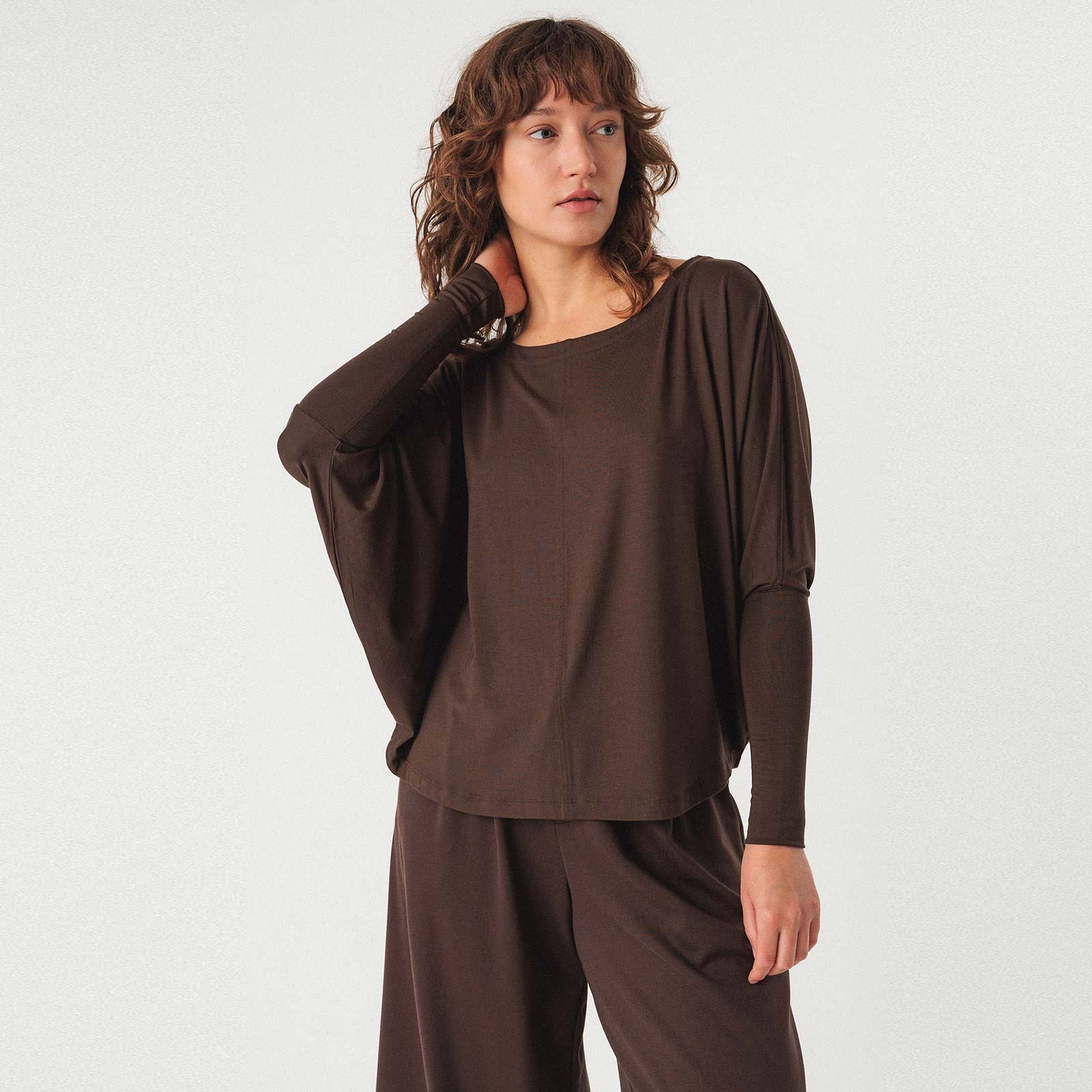 Zur-8 Longsleeve dark brown
